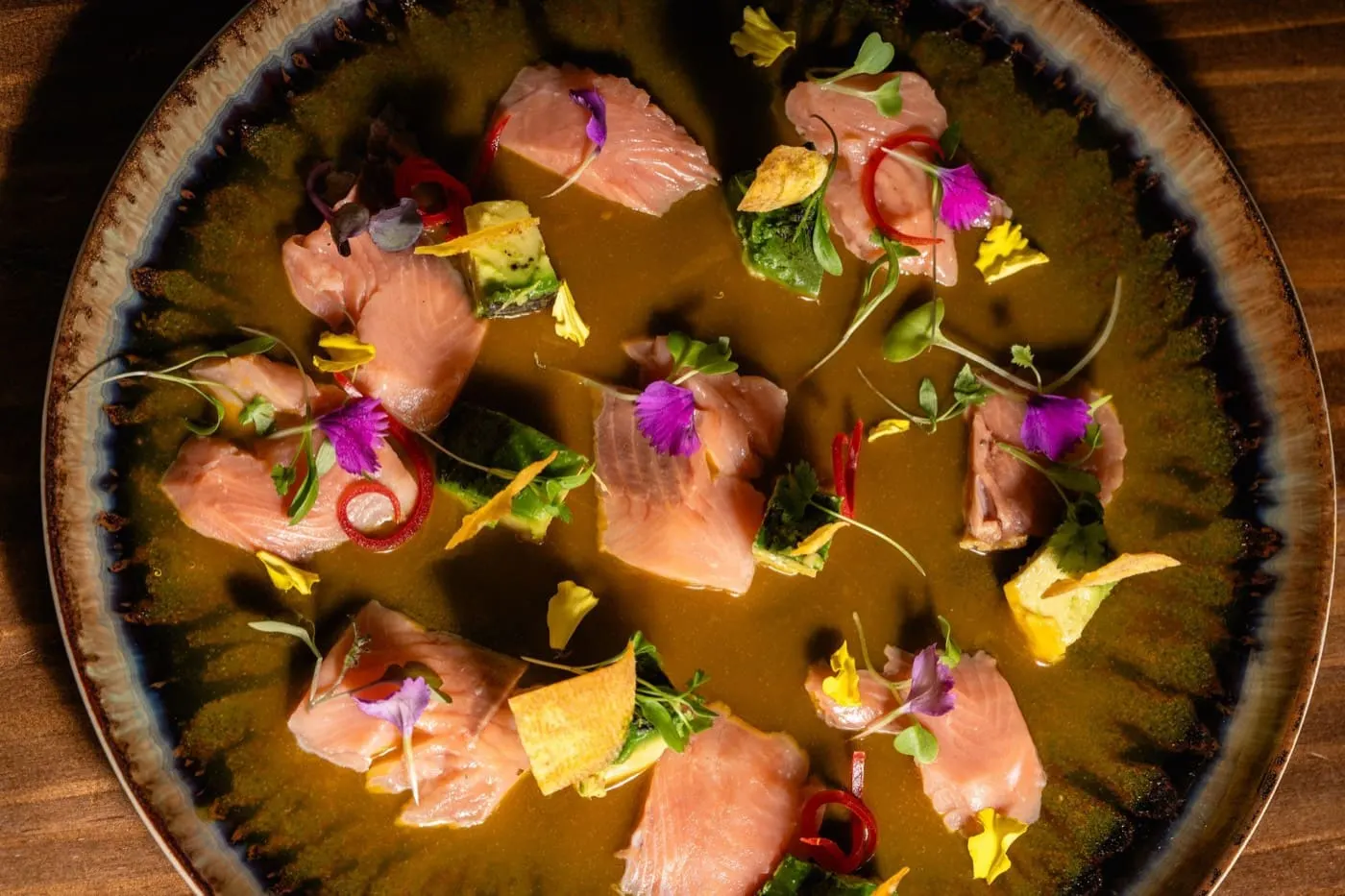 Sashimi di pesce fresco